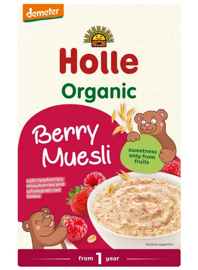 Organic Wholegrain Berry Muesli Sweetness Only From Fruits From 1 Year 200G
